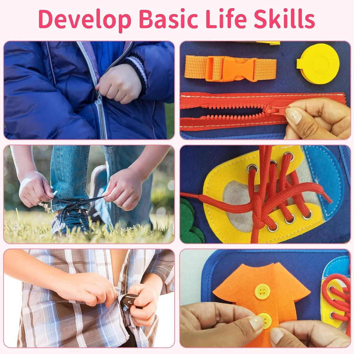 Toddler Busy Board Intelligence Learning Toys Sensory