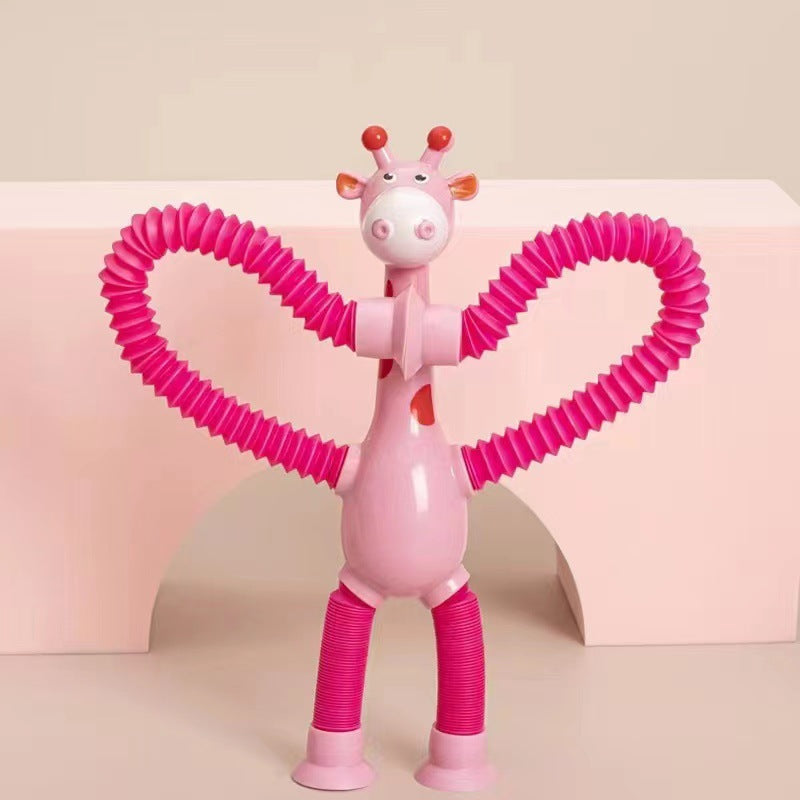 Giraffe Pop-Tube Toy