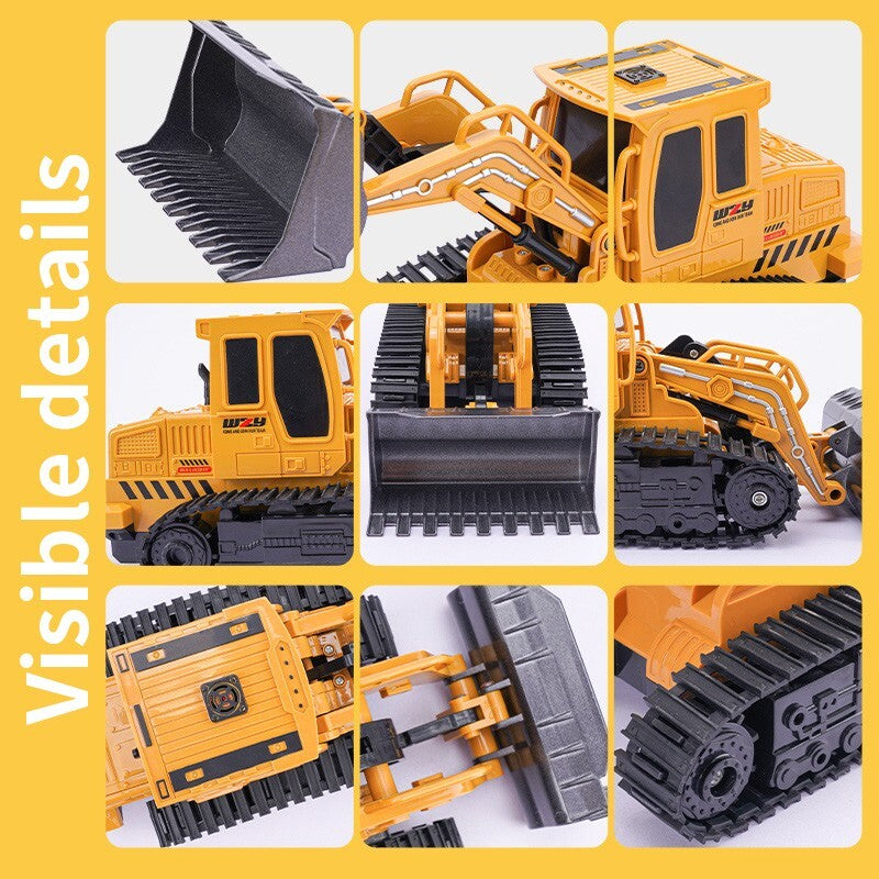 2025 Remote-controlled Engineering Vehicle Toy Bulldozer
