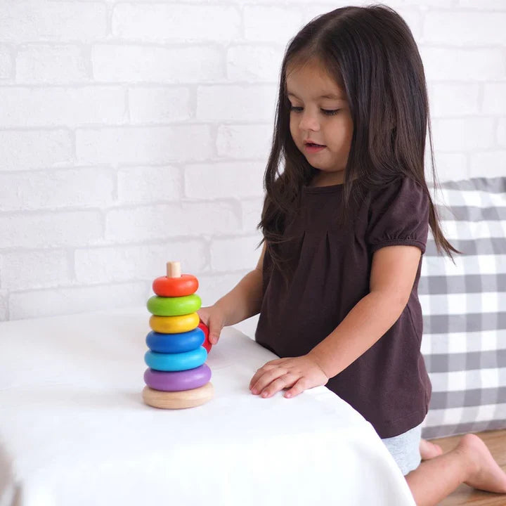 Rainbow Stacking Rings