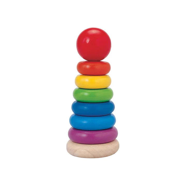 Rainbow Stacking Rings