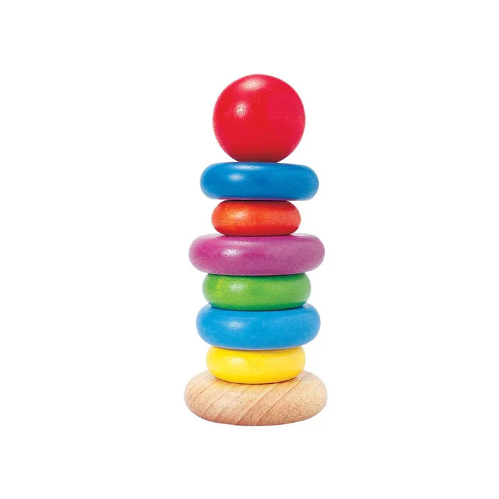 Rainbow Stacking Rings