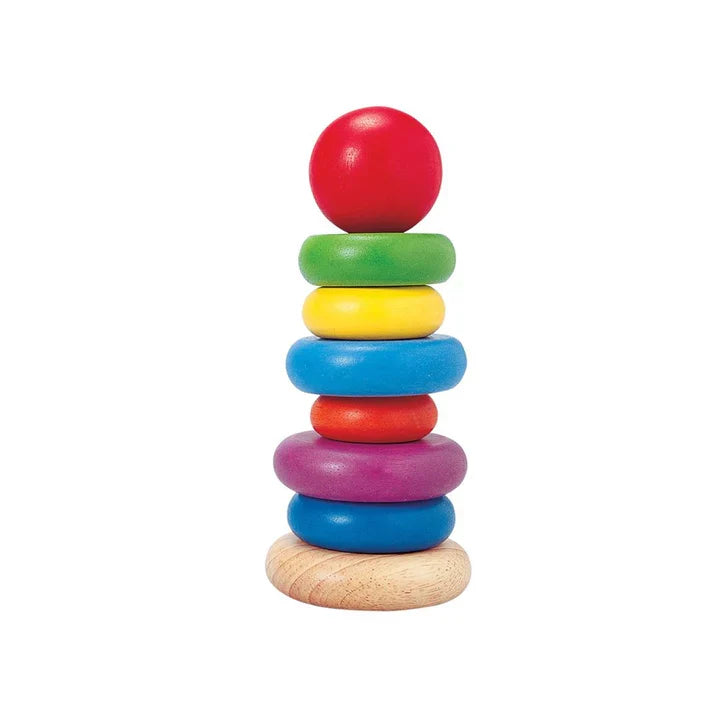 Rainbow Stacking Rings
