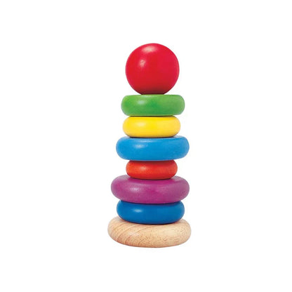 Rainbow Stacking Rings