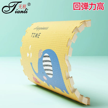 Manufacturer Wholesale Baby Crawling Mat Thickened Baby Crawling Mat Spliced Bedroom Living Room Foam Floor Mat Cartoon - image 2
