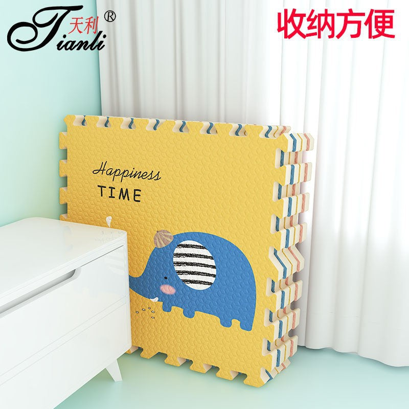 Manufacturer Wholesale Baby Crawling Mat Thickened Baby Crawling Mat Spliced Bedroom Living Room Foam Floor Mat Cartoon - image 4