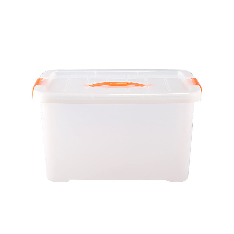 Plastic storage box desktop thickened transparent storage box sundries storage box finishing box toy box snack box storage - image 5