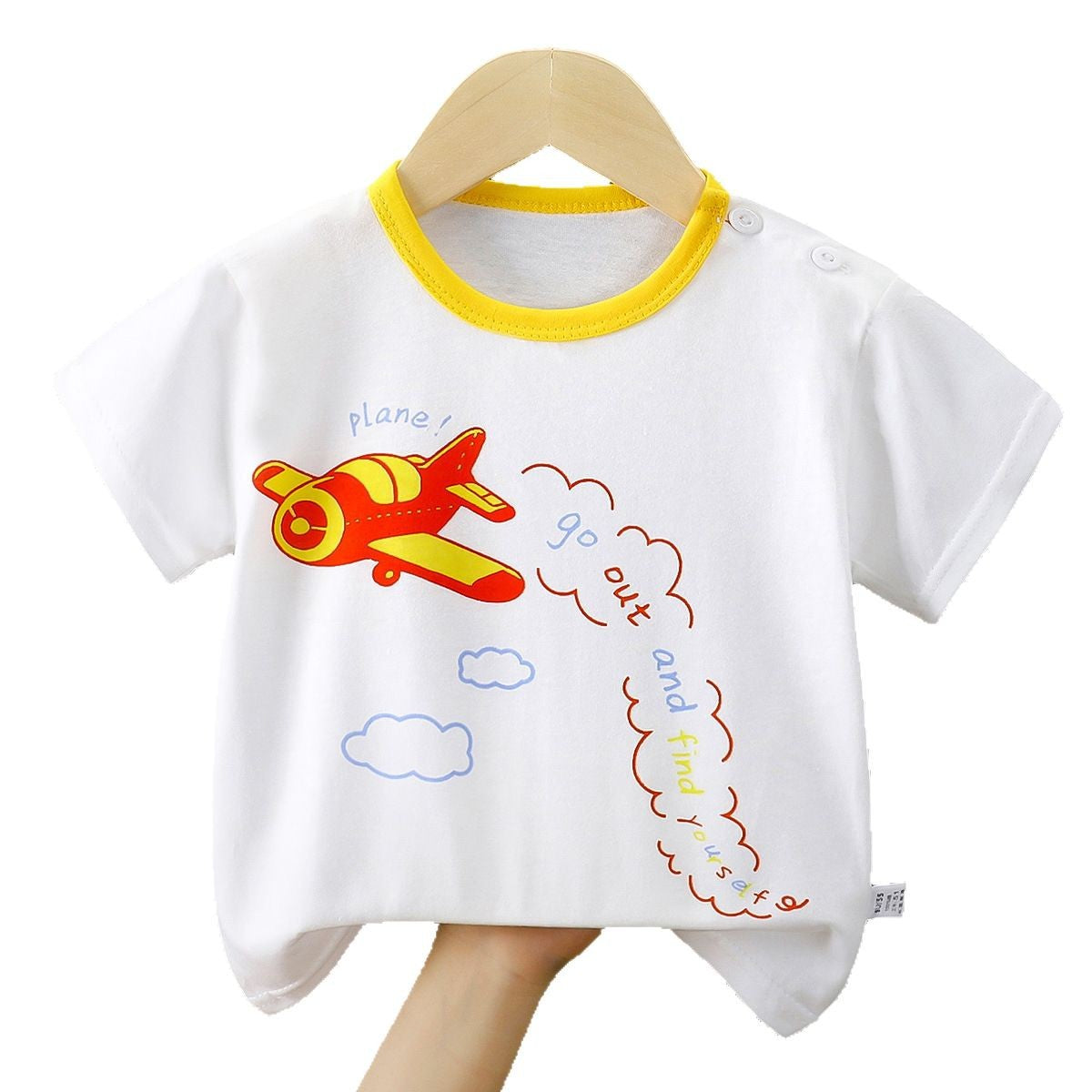 Children's Short-Sleeved T-Shirt Pure Cotton Type a Summer New Style Boys and Girls Cotton Clothes Korean Style 2026 Kidsren's Clothing - image 5
