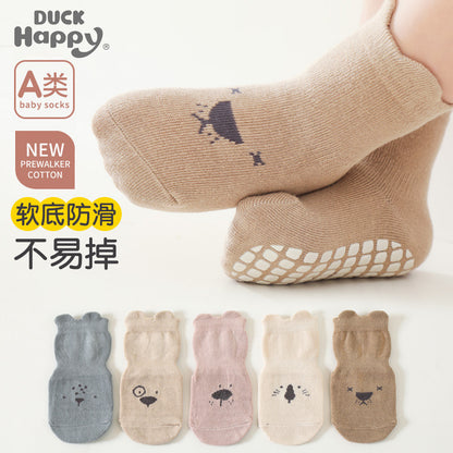 2026 Baby Floor Socks Indoor Walking Socks Spring and Summer Pure Cotton Breathable Non-Slip Bottom Cooling Children's Socks Trampoline Socks - image 1