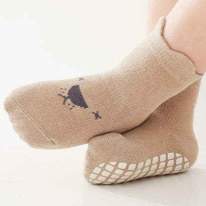 2026 Baby Floor Socks Indoor Walking Socks Spring and Summer Pure Cotton Breathable Non-Slip Bottom Cooling Children's Socks Trampoline Socks - image 2