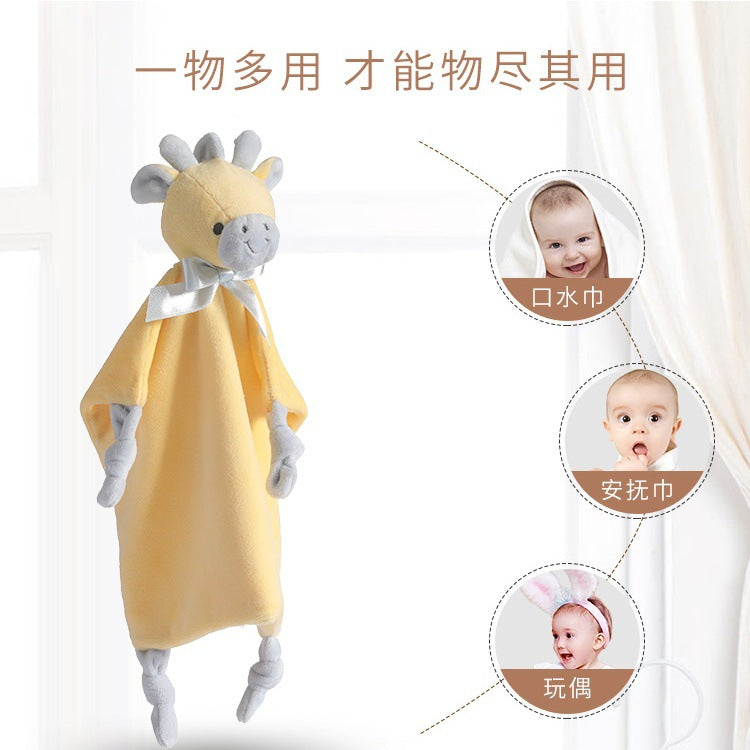 Newborn Baby Comfort Napkin Plush Doll Baby Sleeping Companion Newborn Baby Saliva Napkin Hand Towel Children - image 2