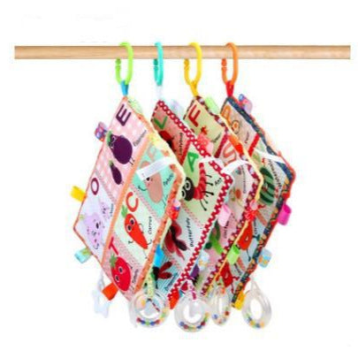 Multi-functional cognitive tooth glue label comfort towel creative fruit insect vegetable flower baby comfort towel soft - image 1