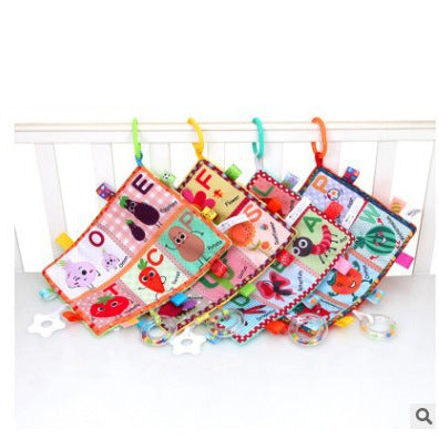 Multi-functional cognitive tooth glue label comfort towel creative fruit insect vegetable flower baby comfort towel soft - image 2
