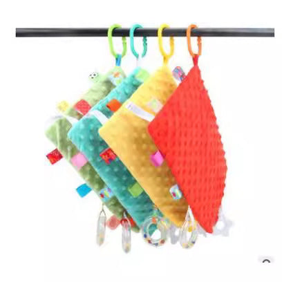 Multi-functional cognitive tooth glue label comfort towel creative fruit insect vegetable flower baby comfort towel soft - image 3