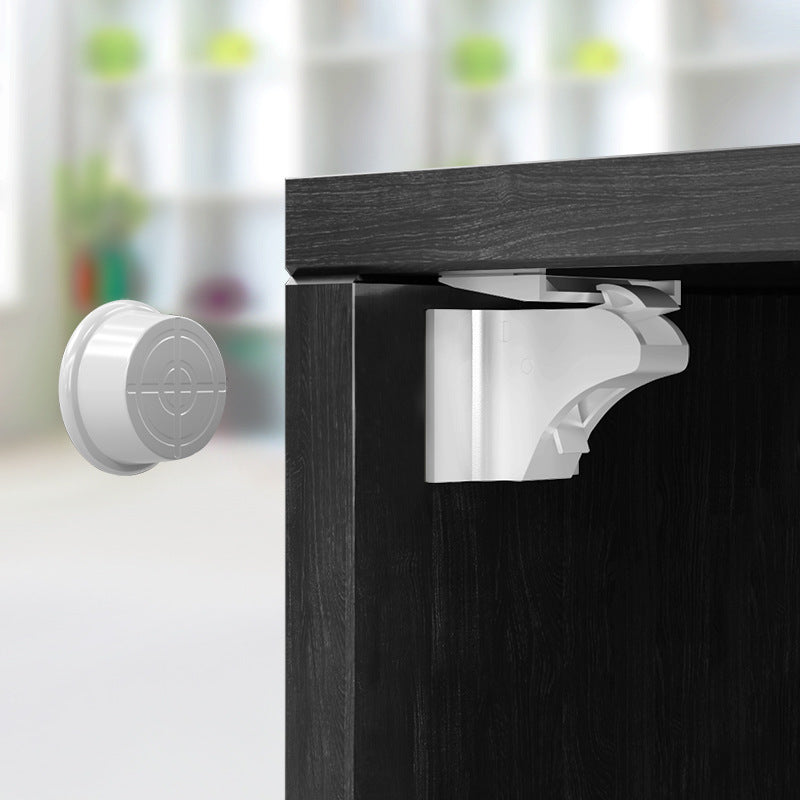 Children Invisible Safety Lock Baby Drawer Cabinet Door Safety Lock Amazon temu Hot Sale Magnetic Lock Magic Lock - image 1