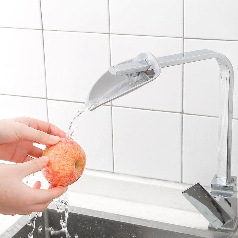 Faucet Extended Hand Wash Basin Guide Trough Extender Kidsren's Baby Anti-Splash Hand Washing Aid Extender - image 3