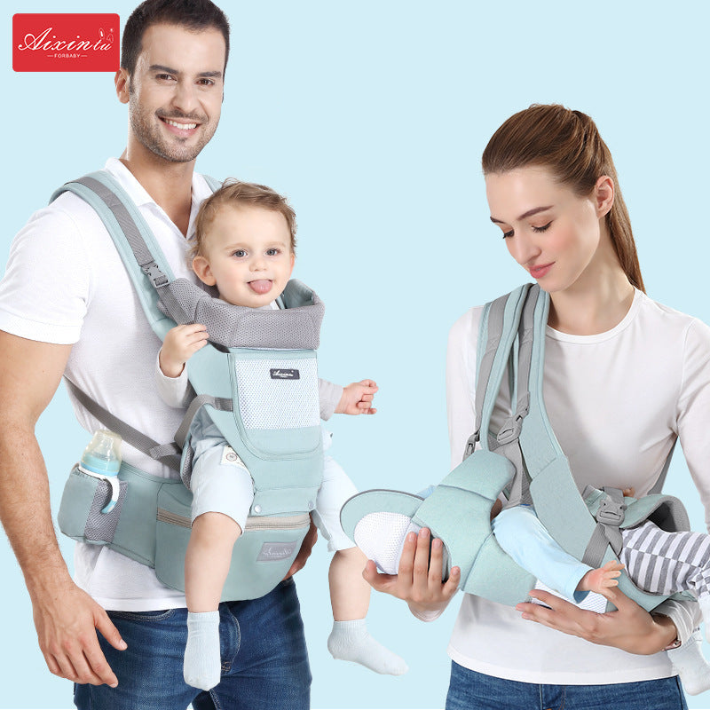 Factory Direct Sale Baby Carrier with Waist Stool, Foldable Baby Waist Stool, Horizontal and Vertical Dual-Use, Shoulder-Carrying Baby Carrier - image 1