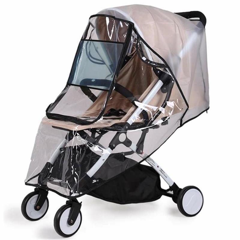 Stroller Rain Cover Food Grade Odorless Baby Stroller Windproof and Rainproof Cover Baby Stroller Rain Cover - image 5