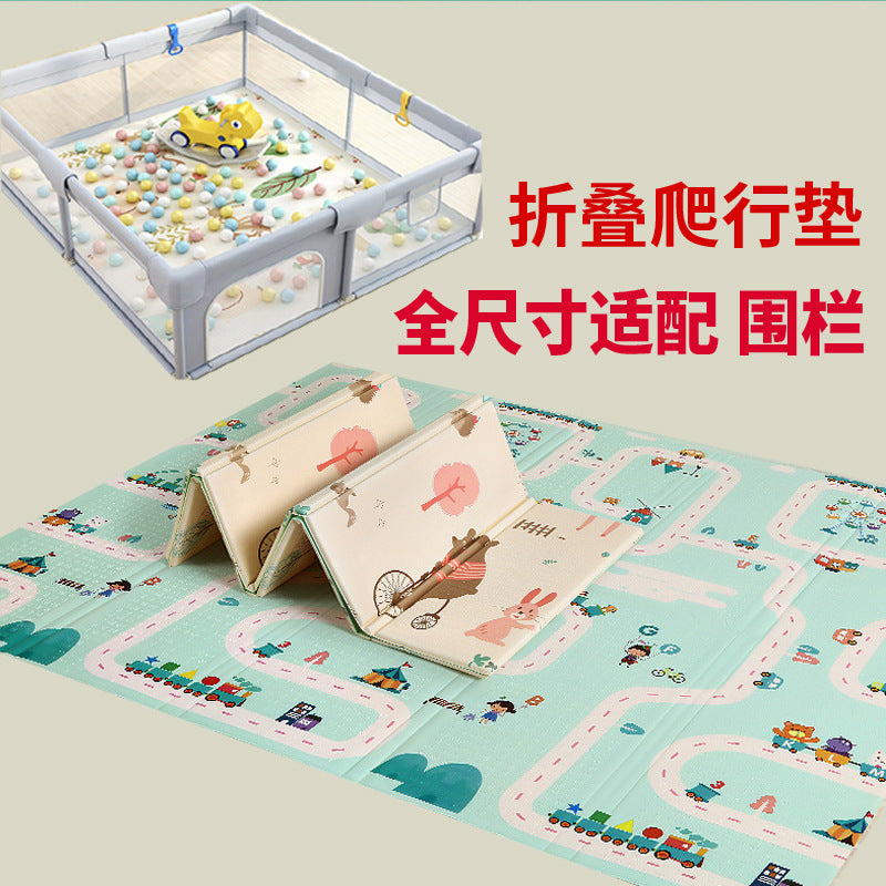 Baby Thickened Foldable Crawling Mat XPE Baby Children's Crawling Mat Foam Early Education Center Floor Mat Fence Floor Mat - image 1