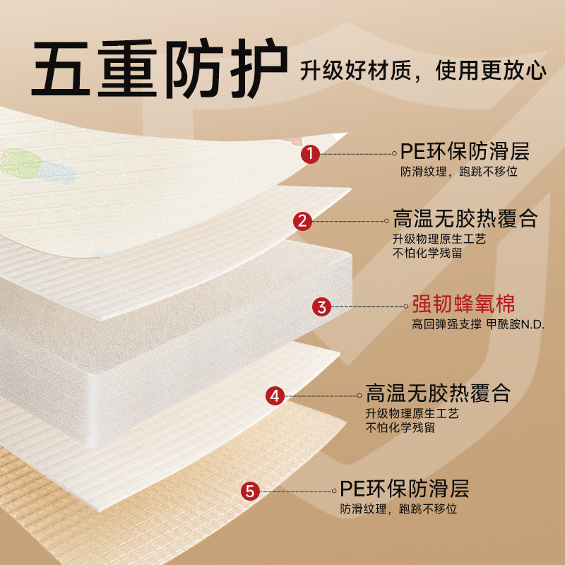 Baby Thickened Foldable Crawling Mat XPE Baby Children's Crawling Mat Foam Early Education Center Floor Mat Fence Floor Mat - image 2