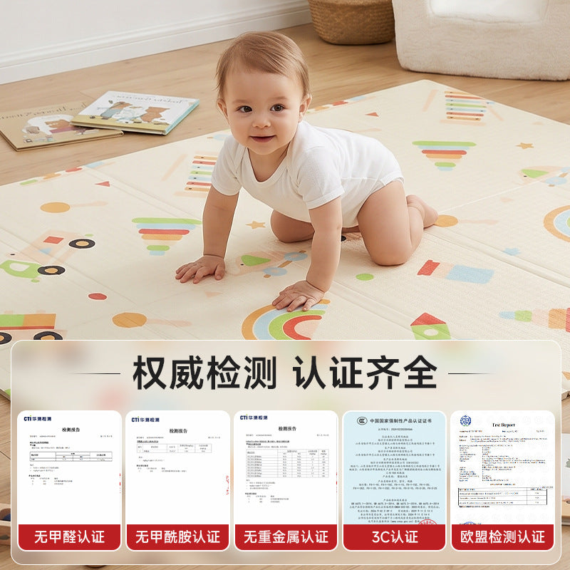 Baby Thickened Foldable Crawling Mat XPE Baby Children's Crawling Mat Foam Early Education Center Floor Mat Fence Floor Mat - image 4