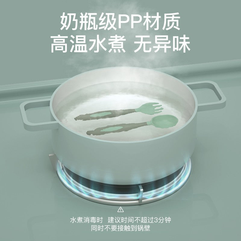 Baby Spoon, Baby Learning to Eat Tableware, Training Fork and Spoon Set, Supplementary Food, Bendable and Twistable - image 4