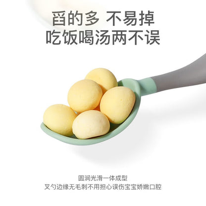Baby Spoon, Baby Learning to Eat Tableware, Training Fork and Spoon Set, Supplementary Food, Bendable and Twistable - image 5