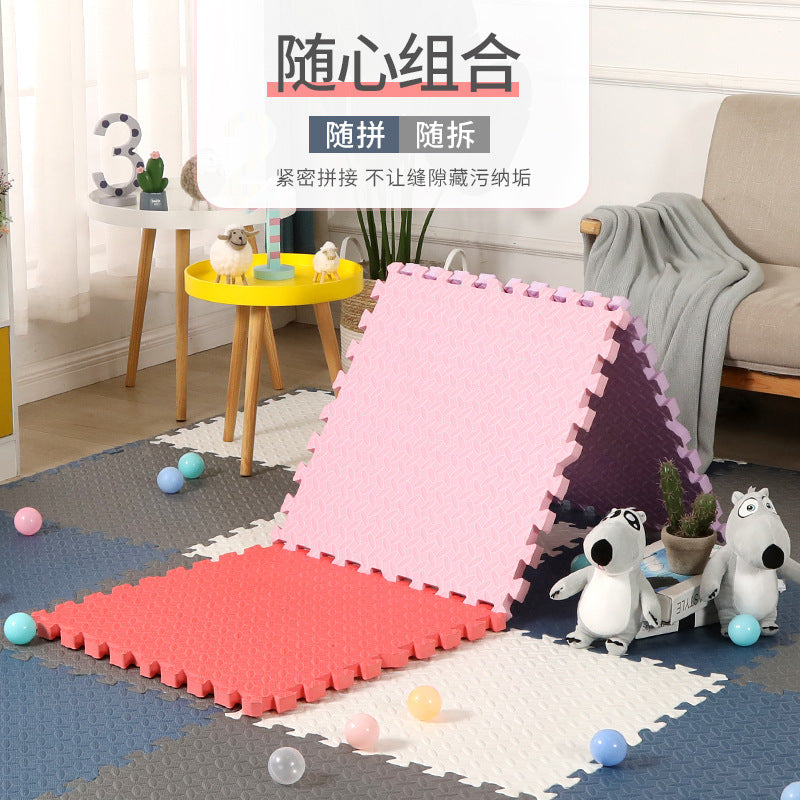 Foam Floor Mat Baby Crawling Patchwork Mat Large Size Bedroom Thickened No Odor Children Floor Tatami Mat - image 2