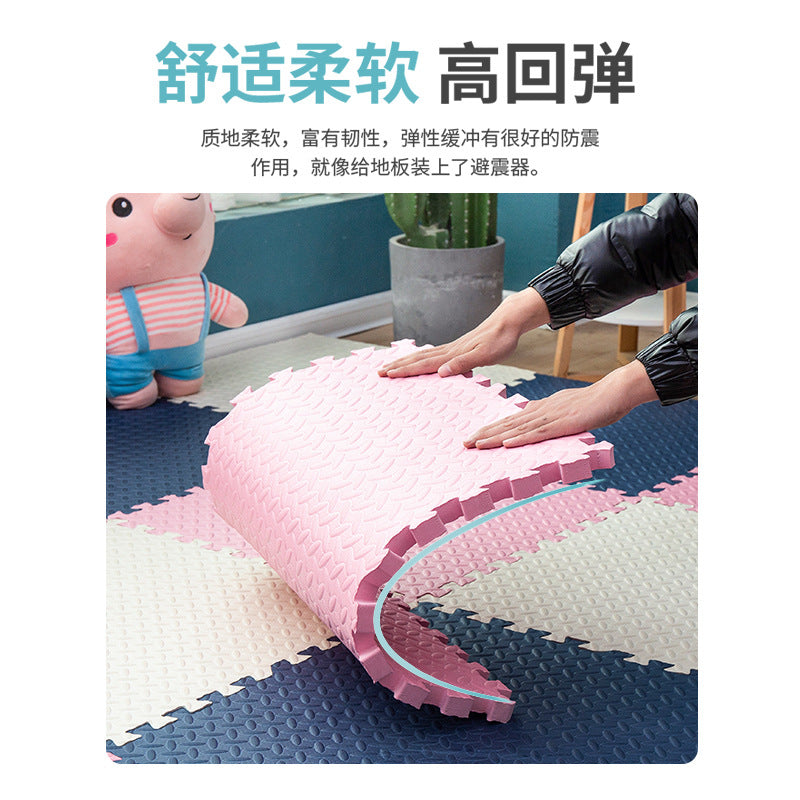 Eva Foam Floor Mat Large Leaf Pattern Baby Crawling Mat Thickeneded 60*60 Large Kidsren's Splicing Crawling Mat Home - image 2