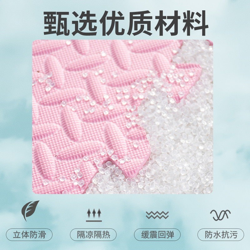 Eva Foam Floor Mat Large Leaf Pattern Baby Crawling Mat Thickeneded 60*60 Large Kidsren's Splicing Crawling Mat Home - image 4
