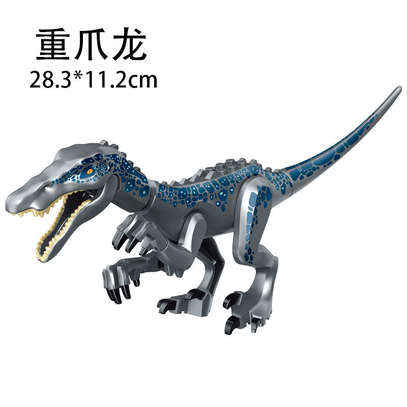 Mixed Batch of Dinosaur Building Blocks Toy Jurassic Large Tyrannosaurus Assembled Building Blocks Puzzle Cross-Border Disassembly and Assembly Dinosaur - image 3