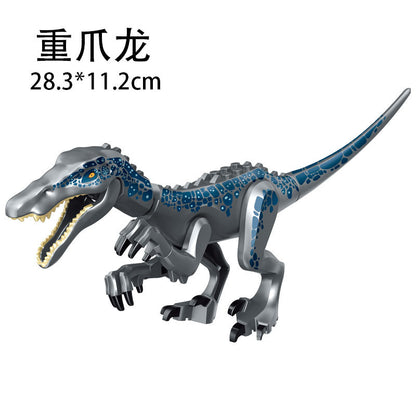 Mixed Batch of Dinosaur Building Blocks Toy Jurassic Large Tyrannosaurus Assembled Building Blocks Puzzle Cross-Border Disassembly and Assembly Dinosaur - image 3