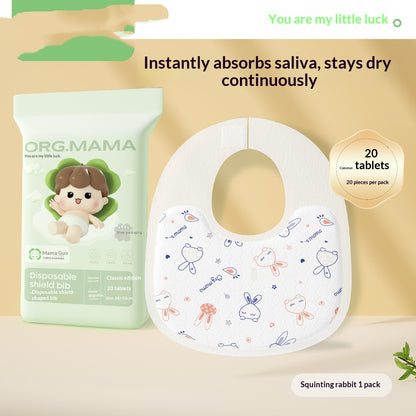 Mama Fruit Disposable Saliva Towels Baby Bibs