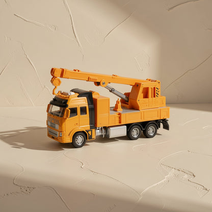 Pull-back alloy engineering truck toy with engineering vehicle styling - view 3