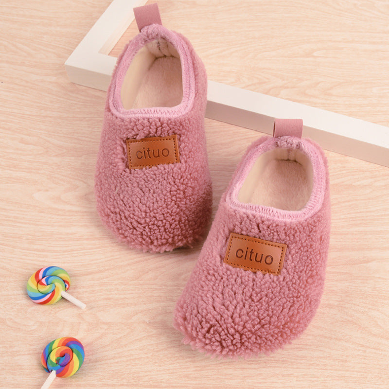 Winter Children's Floor Socks Shoes Fleece-lined Thickened Non-slip Soft Bottom Toddler Socks Shoes for Boys and Girls - image 3