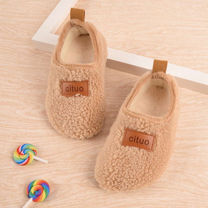 Winter Children's Floor Socks Shoes Fleece-lined Thickened Non-slip Soft Bottom Toddler Socks Shoes for Boys and Girls - image 4