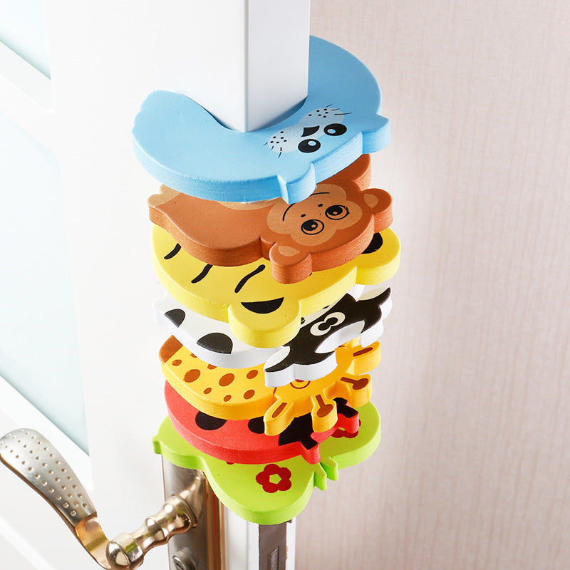 Baby anti-door closing artifact child anti-pinch hand door stopper door blocking card door blocking plug baby door stop safety door card - image 1