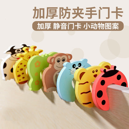 Baby anti-door closing artifact child anti-pinch hand door stopper door blocking card door blocking plug baby door stop safety door card - image 2
