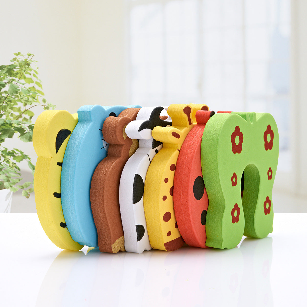 Baby anti-door closing artifact child anti-pinch hand door stopper door blocking card door blocking plug baby door stop safety door card - image 4