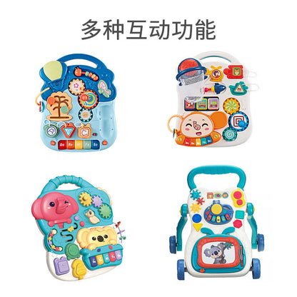 Baby walker toy baby multifunctional toddler trolley anti-rollover newborn walking walker wholesale - image 3