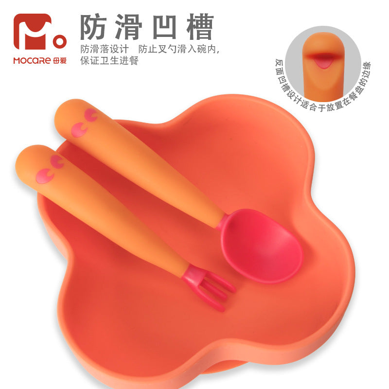 Baby learning to eat bendable training elbow baby twist spoon Fork children's tableware wholesale generation - image 3
