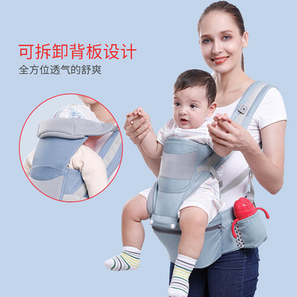 Baby Carrier Back Multifunctional Waist Stool Horizontal Hug Type Stowable Baby Waist Stool Care Factory Wholesale Sales - image 4