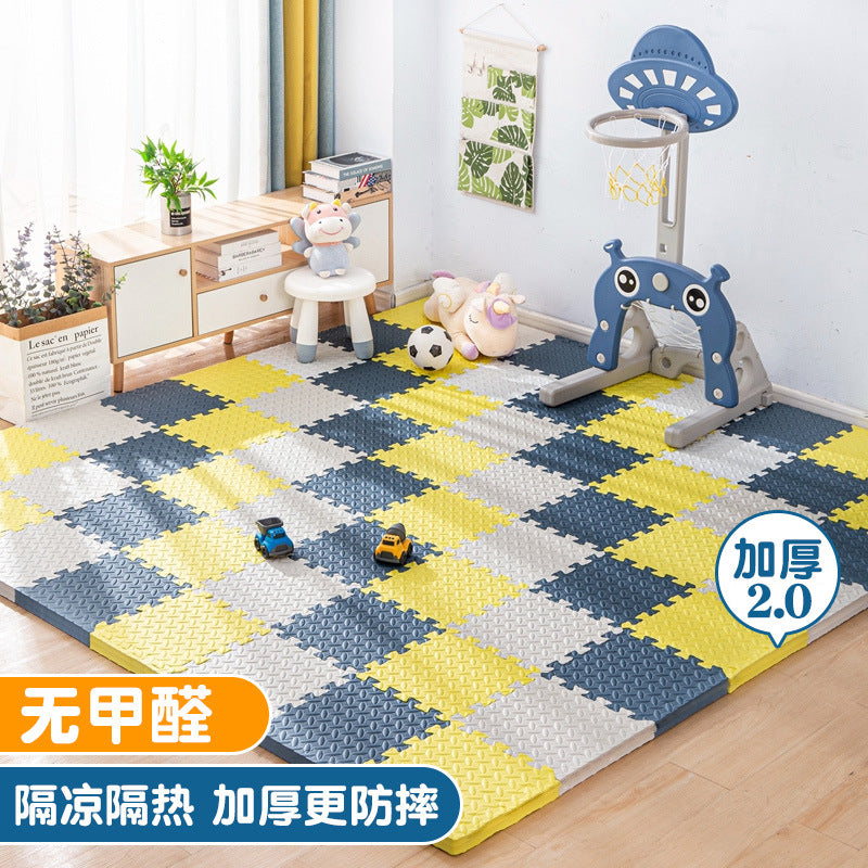 Source manufacturers children's foam floor mat baby crawling mat thickened no smell 60 bedroom tatami mat - image 3