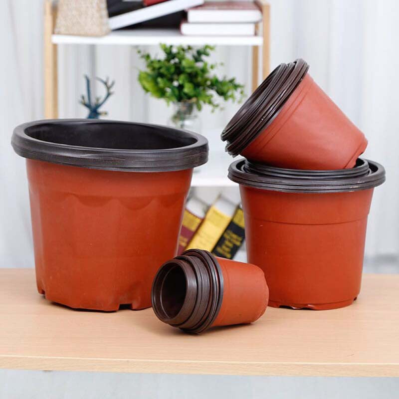 Two-color flowerpot planting seedling nutrition bowl factory batch flower base nursery disposable thickened two-color seedling pot - image 2