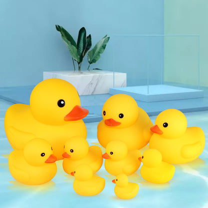 Hong Kong Version of Little Duck Toy Baby Bath and Water No. 8 Little Yellow Duck Toy Kidsren's Educational Pinch and Call - image 1