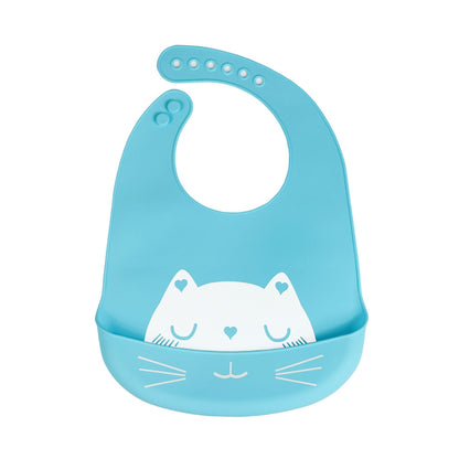 Baby 3D Silicone Bib Baby Waterproof Stereo Food Bag Kidsren's Saliva Bag Silicone Bib Ins Saliva Towel - image 5