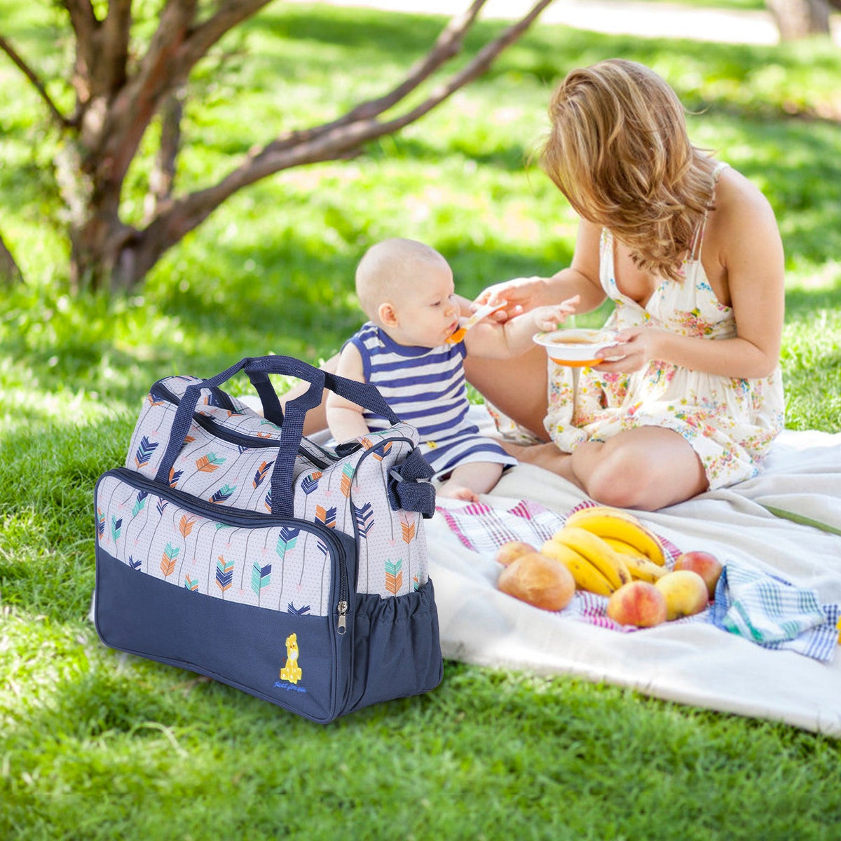 5-Piece Diaper Travel Bag Set