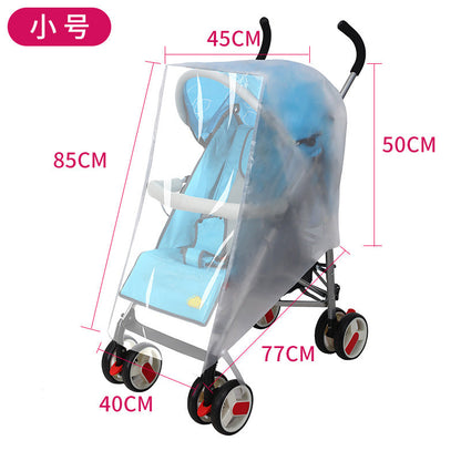 Outdoor Travel Baby Car Rain Cover Trolley Rain Cover Baby Car Rain Cover Windshield Cover Factory Direct Supply - image 2