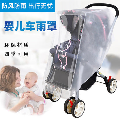 Outdoor Travel Baby Car Rain Cover Trolley Rain Cover Baby Car Rain Cover Windshield Cover Factory Direct Supply - image 4