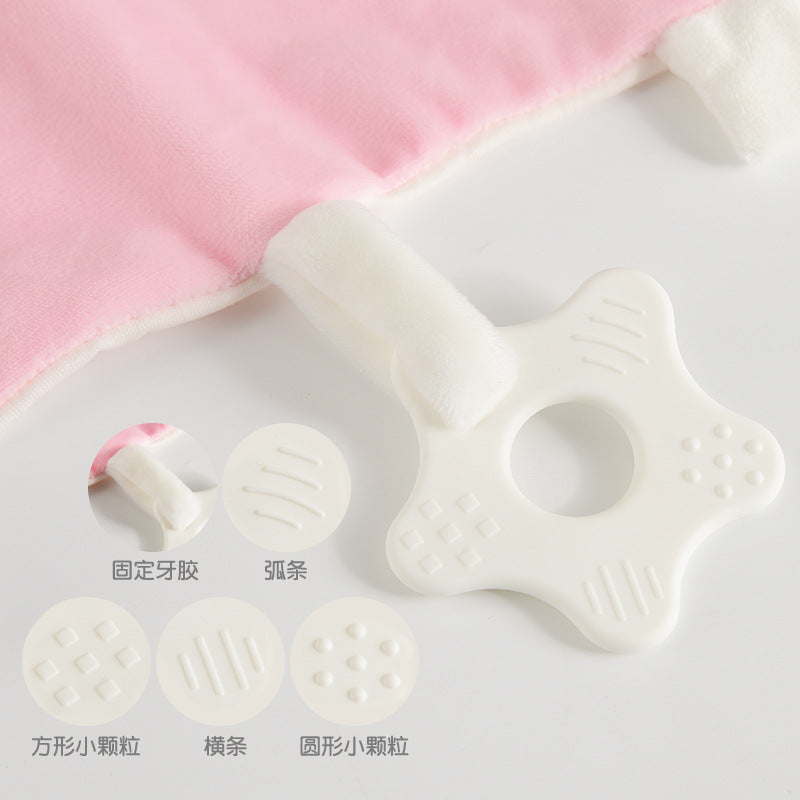 Infant Soothing Towel Rattle Can Be Chewed into the Mouth Towel Baby Early Education Toys Doll Bed Hanging Hanging Type - image 3